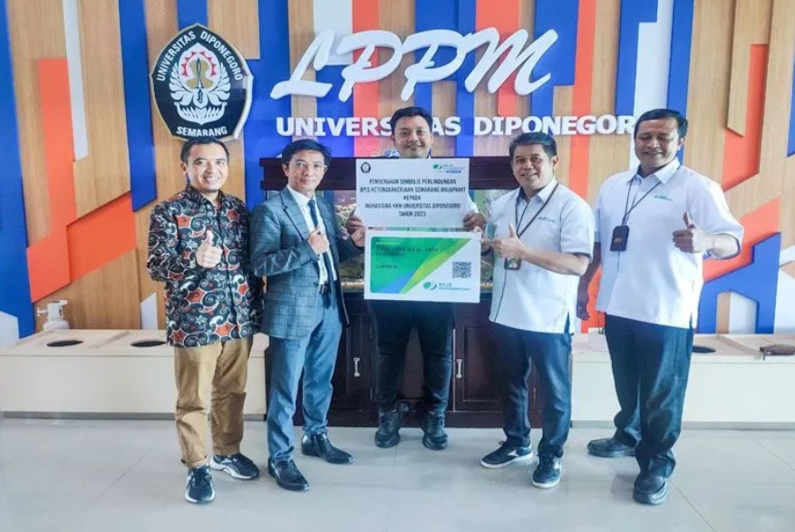 BPJAMSOSTEK lindungi mahasiswa KKN Undip