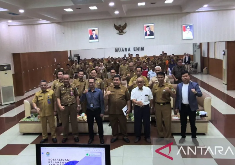 Pemkab Muara Enim wajibkan jasa konstruksi jadi peserta BPJAMSOSTEK