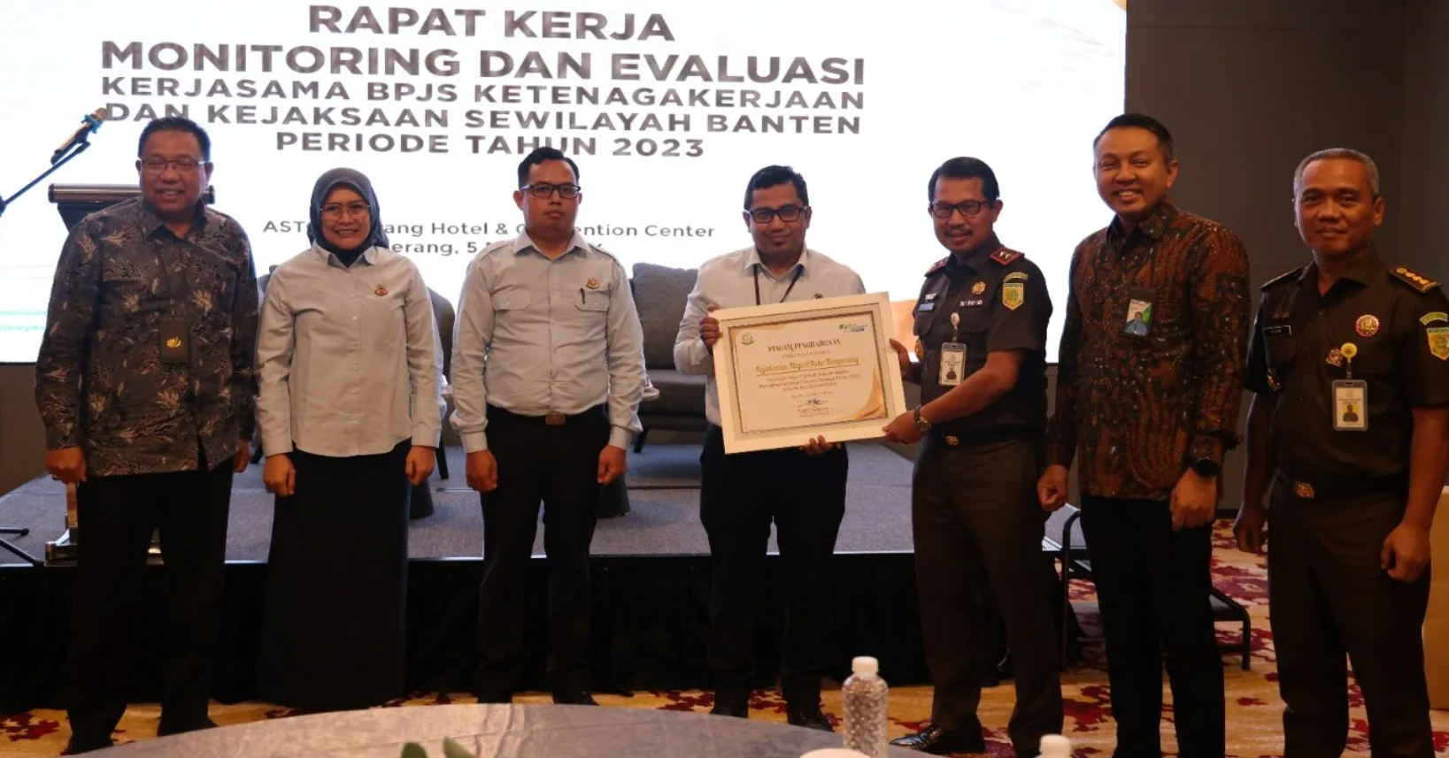 Datun Kejari Kota Tangerang Berhasil Tagih Piutang BPJS Ketenagakerjaan Rp 20,29 Miliar