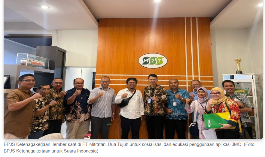 BPJS Ketenagakerjaan Jember Jemput Bola Optimalisasi Penggunaan JMO