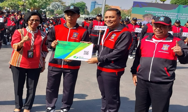 Kontingen Surabaya di Porprov Jatim VIII Terlindungi BPJS Ketenagakerjaan