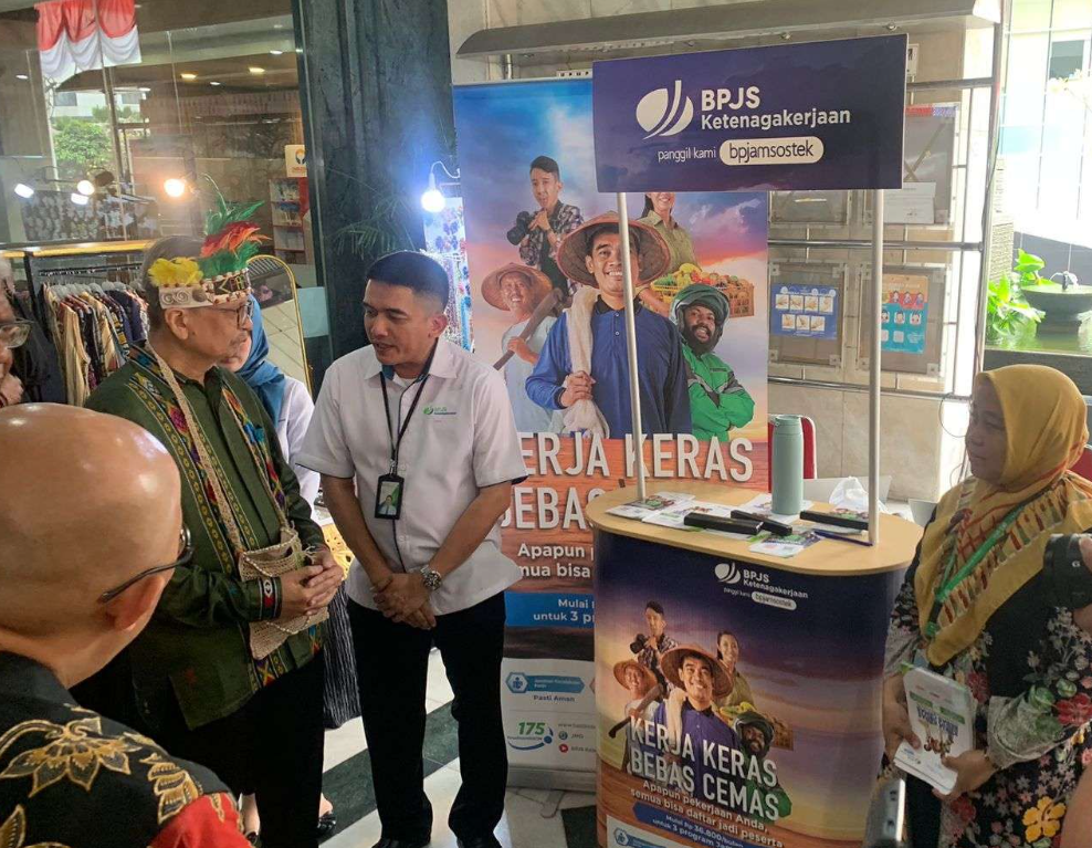 BPJS Ketenagakerjaan Ramaikan Simposium Hari UMKM Nasional 2024