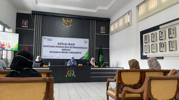 Sosialisasi Kepatuhan Program BPJS Ketenagakerjaan bersama Kejari Purwokerto 