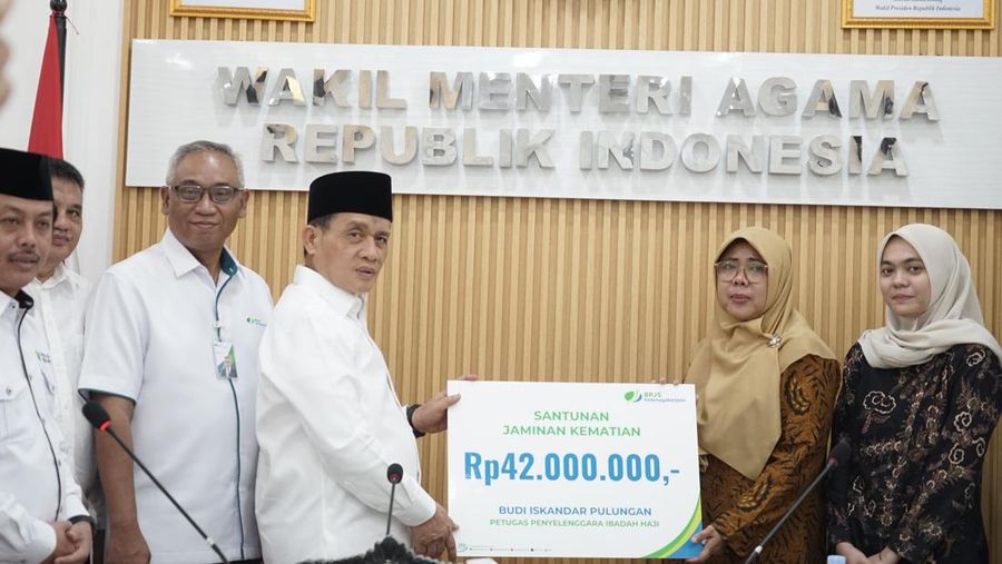 Meninggal Pasca Tugas, BPJS Ketenagakerjaan Beri Santunan ke Petugas Haji