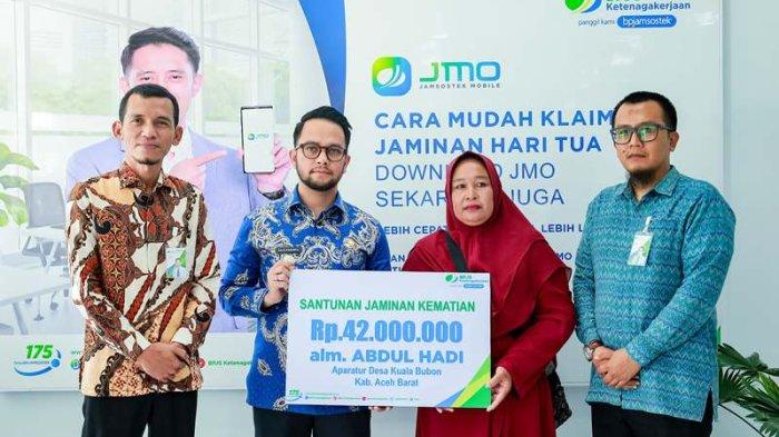 Pemkab Aceh Barat & BPJS Ketenagakerjaan Serahkan Santunan Kematian untuk Ahli Waris Pegawai Non ASN