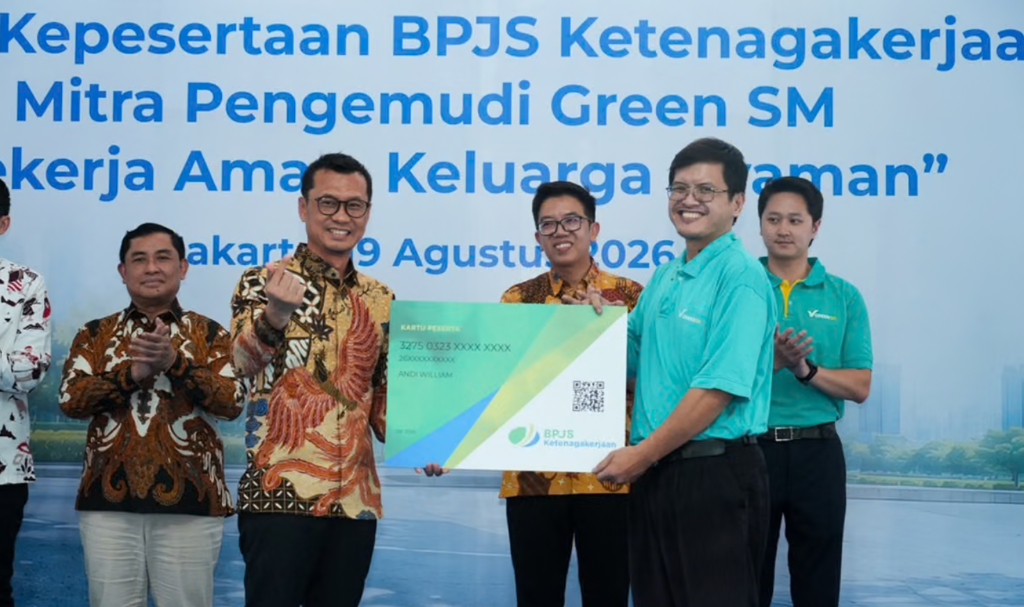 BPJS Ketenagakerjaan Dan Green Sm Perkuat Kolaborasi, Dorong Seluruh Mitra Pengemudi Terlindungi