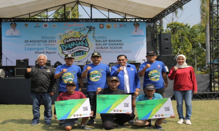 BPJS Ketenagakerjaan Lindungi Peserta Festival Dolanan Tradisional di Ngawi