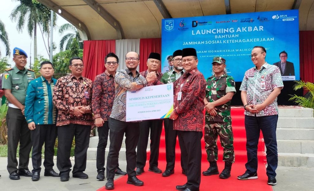 Pemkot Jambi Luncurkan Jaminan Sosial Ketenagakerjaan bagi Pekerja Rentan