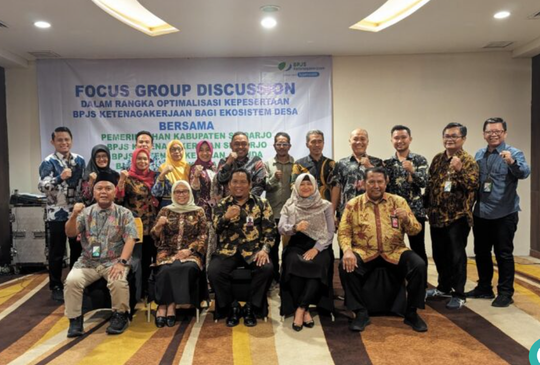 BPJS Ketenagakerjaan Bersama Pemkab Sidoarjo Gelar FGD untuk Optimalisasi Kepesertaan di Ekosistem Desa
