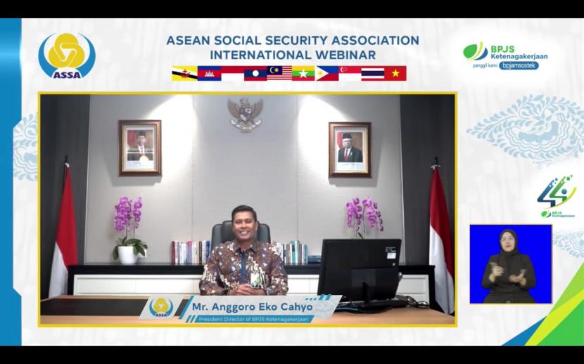 BPJAMSOSTEK Bahas Ketidakpastian Ekonomi di Masa Pandemi