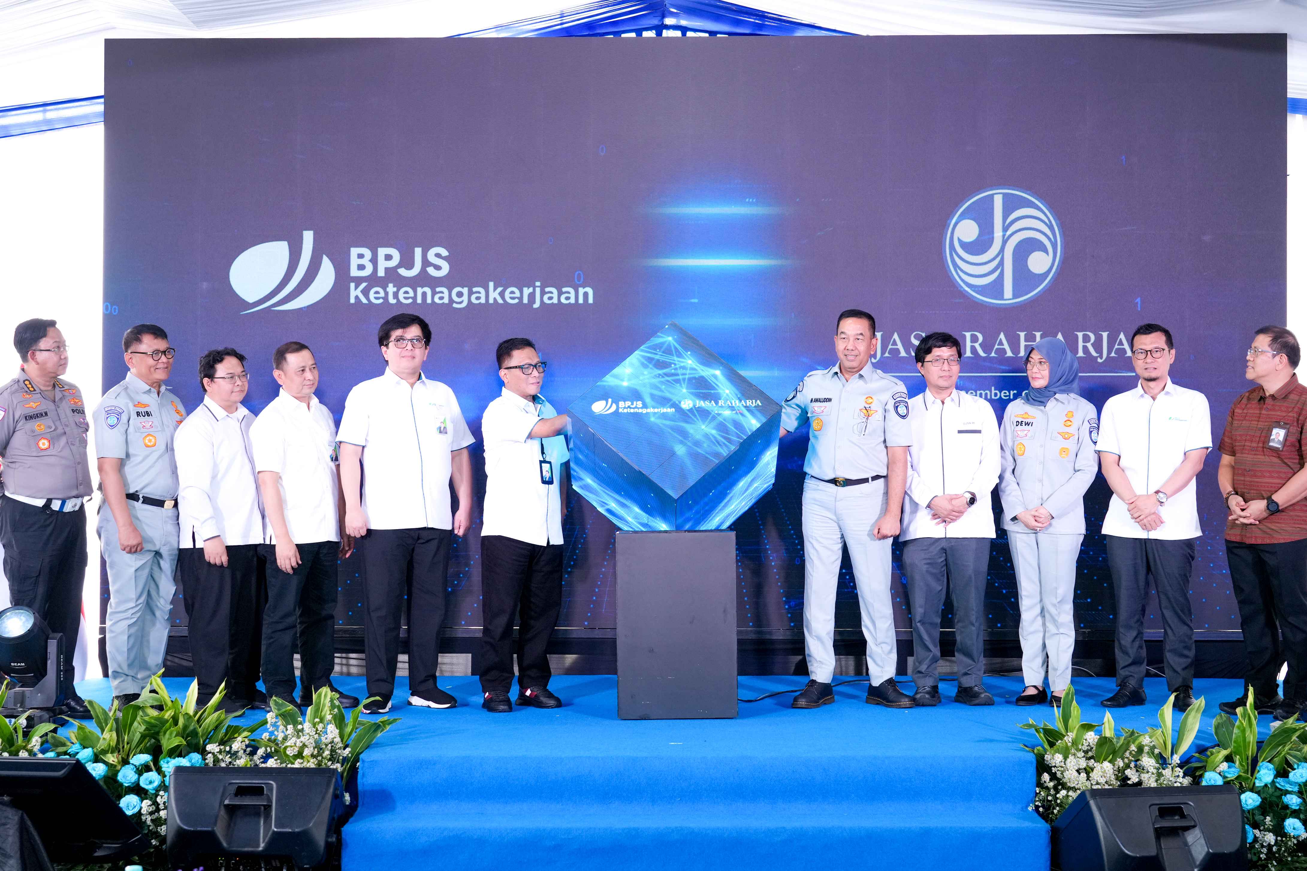 Percepat Penjaminan Kecelakaan Kerja, BPJS Ketenagakerjaan Dan Jasa Raharja Integrasikan Aplikasi Layanan