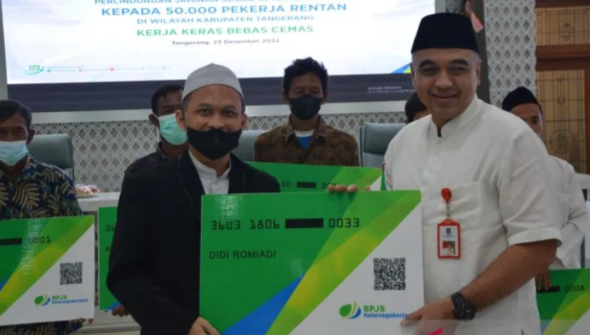 Pemkab Tangerang bantu 50.000 pekerja jadi peserta program BPJAMSOSTEK