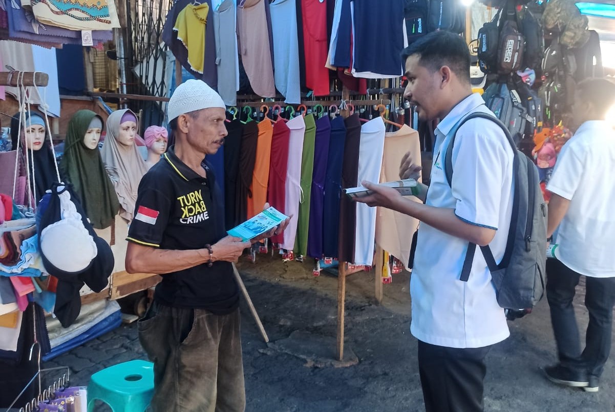 BPJS Ketenagakerjaan Grha BPJamsostek Gerebek Pasar Tradisional