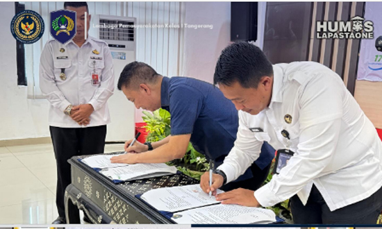 Lapas Kelas I Tangerang Kerjasama Dengan BPJS Ketenagakerjaan Tangerang Cabang Cikokol