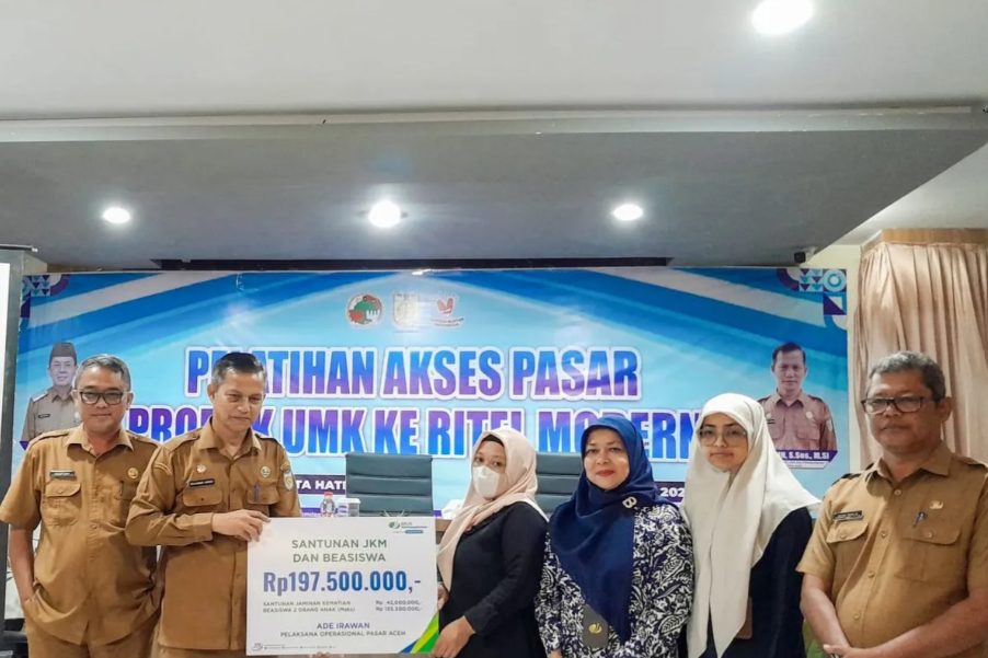 Petugas pasar di Banda Aceh terima Rp197 Juta dari BPJS Ketenagakerjaan