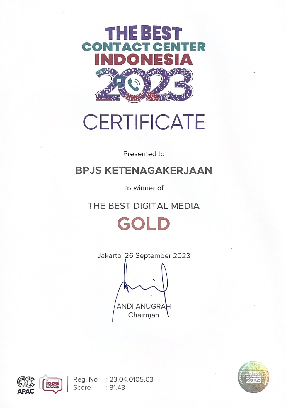 Penghargaan